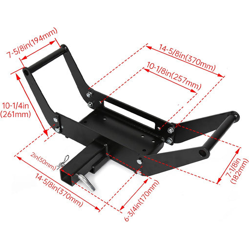 Cradle Winch Mount Mounting Plate