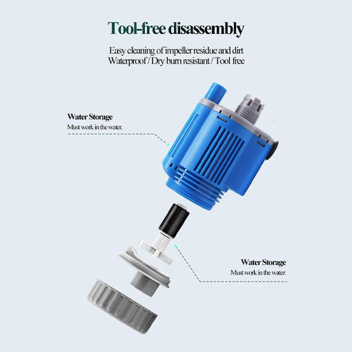 6-in-1 Electric Fish Tank Gravel Vacuum Sand Cleaner