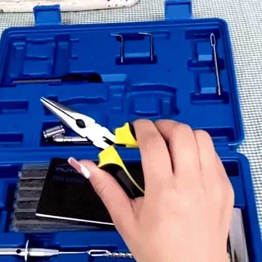 68pcs Heavy Duty Tire Plug Kit